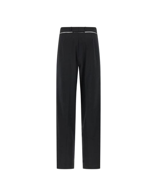 Nensi Dojaka Black Straight Trousers