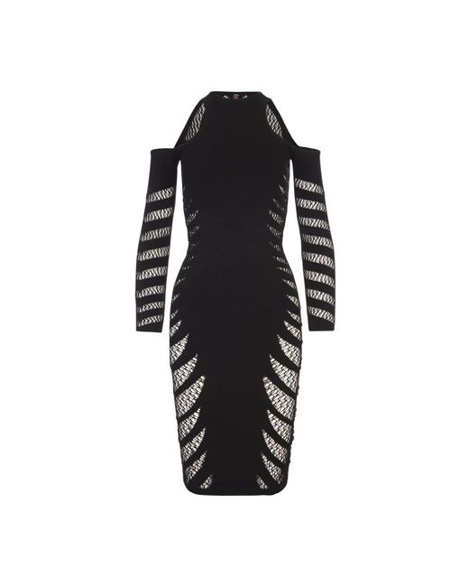 Midi Dresses Roberto Cavalli de color Black