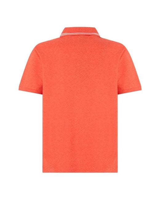 Paul & Shark Orange Polo Shirts for men