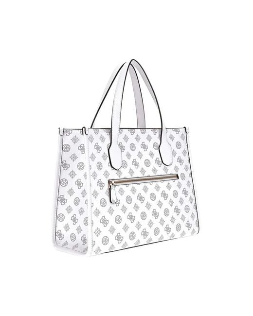 Guess Tote Bags in het White
