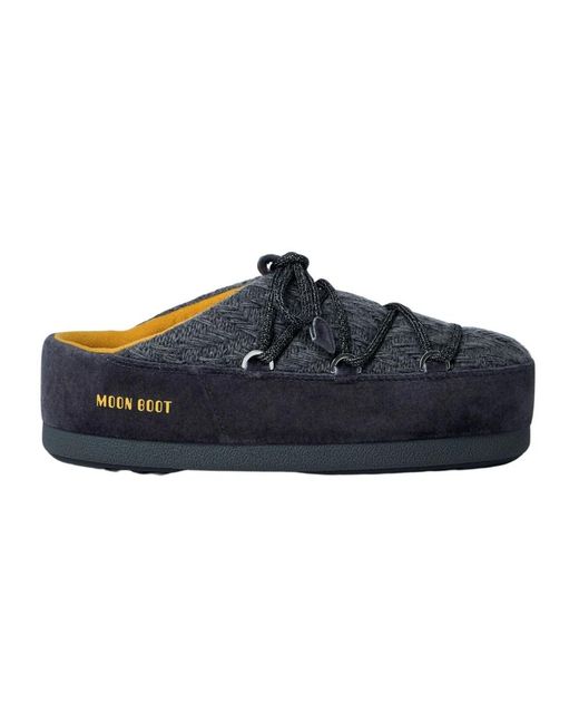 Moon Boot Blue Evx Strickmules