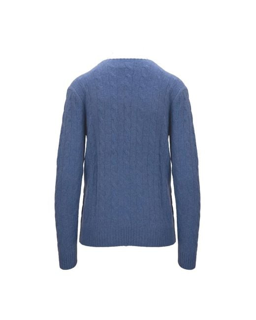 Ralph Lauren Blue Round-Neck Knitwear