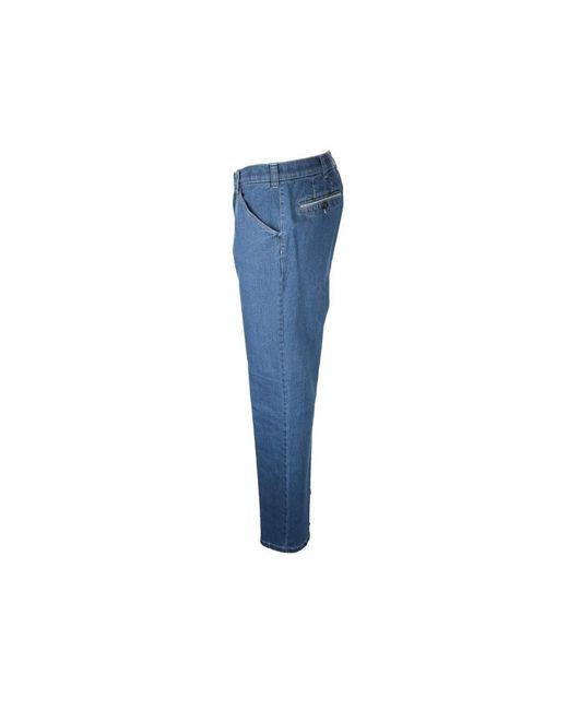 Meyer Chiffon Hose in Blue für Herren