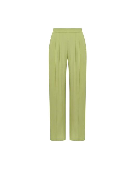 Maliparmi Fluid Crepe Broek in het Green