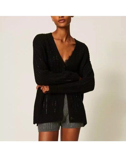 Cardigans Twinset en coloris Black