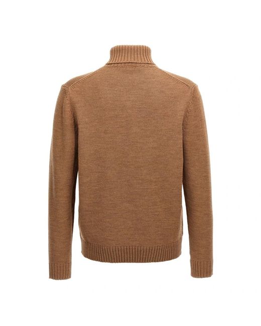 Zanone Brown Turtlenecks for men