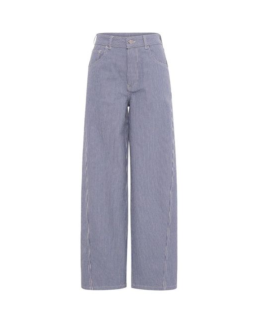 Mads Nørgaard Blue Wide Trousers