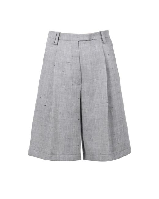 Alysi Gray Long Shorts