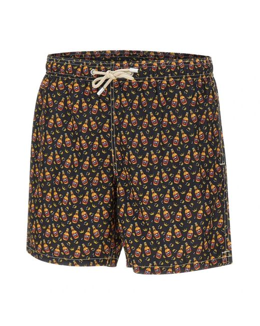 Mc2 Saint Barth Black Beachwear for men