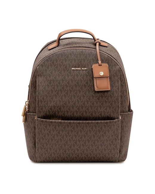 Michael Kors Brown Backpacks