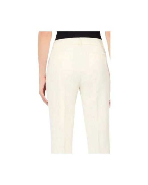 Liu Jo Natural Cropped Trousers