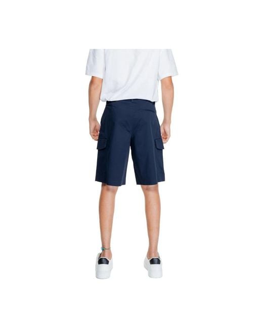 ARMANI EXCHANGE Blue Casual Shorts for men