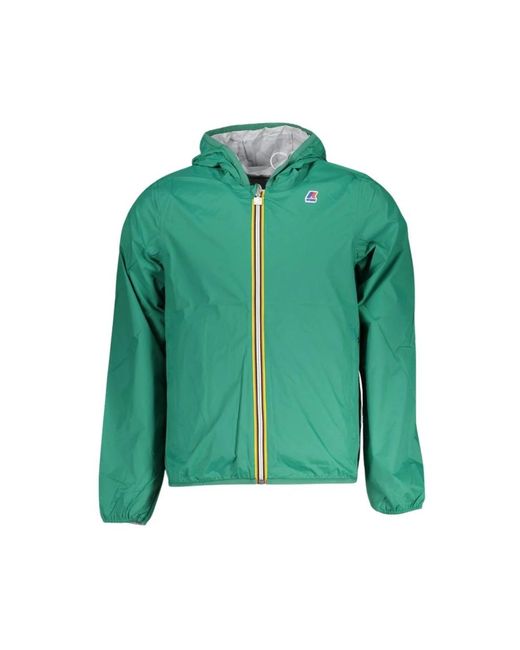 K-Way Green Rain Jackets for men
