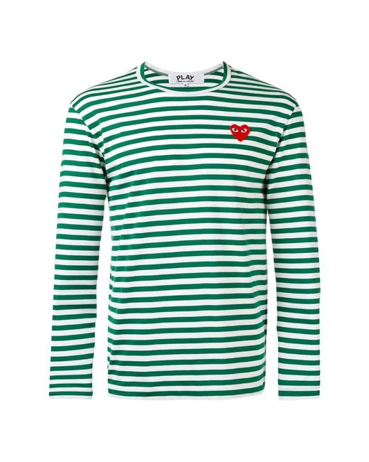 Comme des garcons t shirt a righe 2025