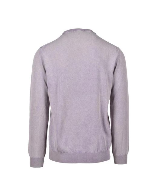 Round-Neck Knitwear Dondup de hombre de color Purple