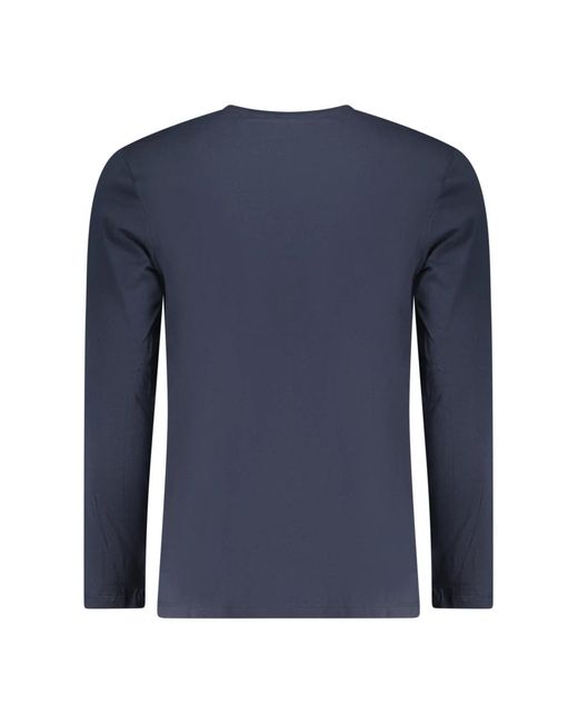 HUGO Blue Long Sleeve Tops for men