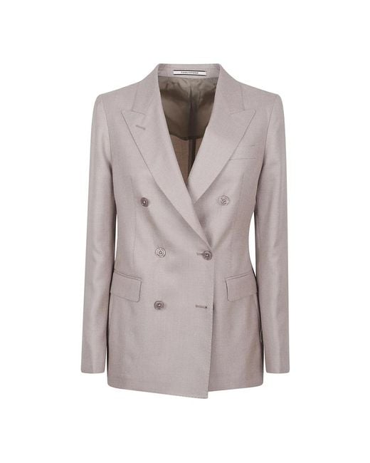 Tagliatore Gray Blazers