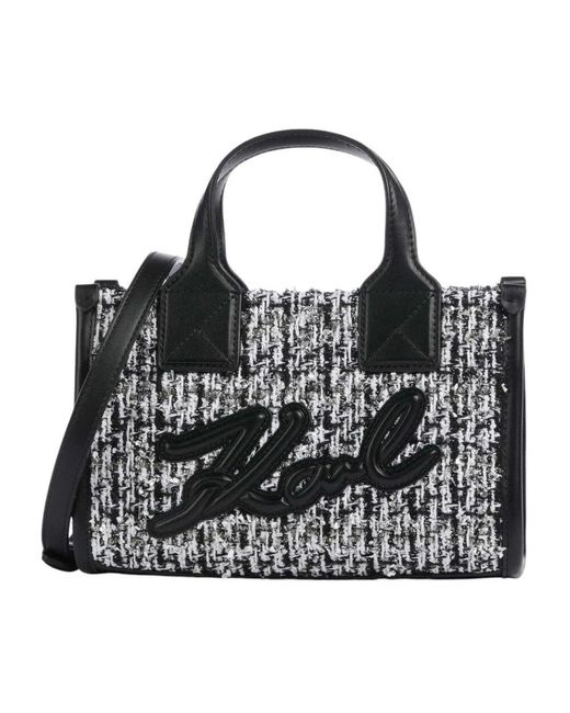 Karl Lagerfeld Black Krup Handtasche