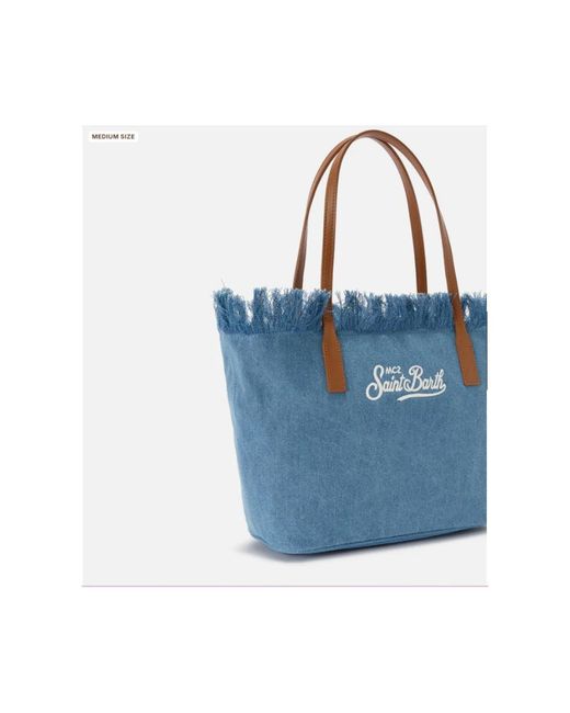 Mc2 Saint Barth Blue Tote Bags
