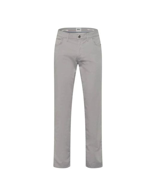 Chinos Brax pour homme en coloris Gray