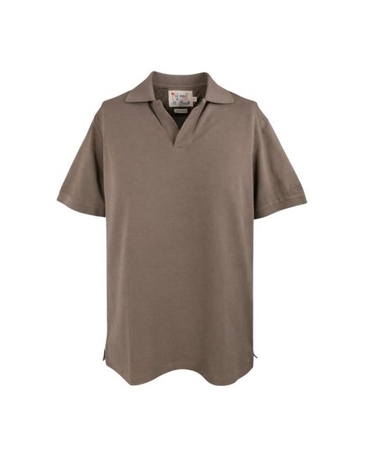 Mc2 Saint Barth Brown Polo Shirts for men