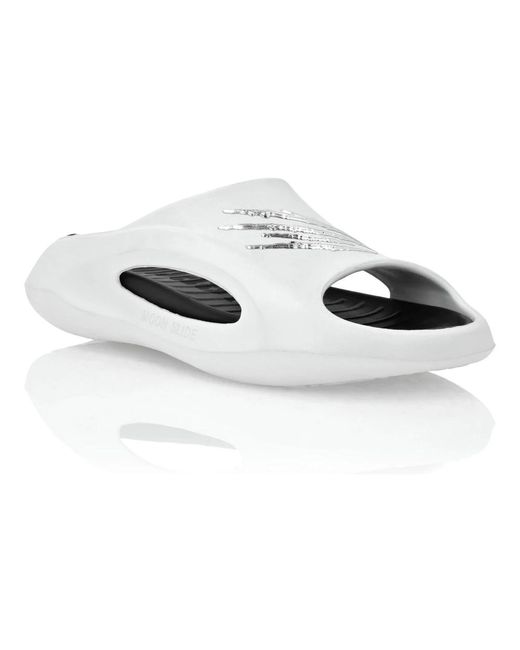 Philipp Plein White Moon Slide