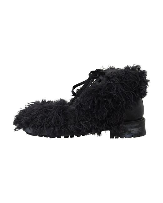 Dolce & Gabbana Black Winter Boots for men