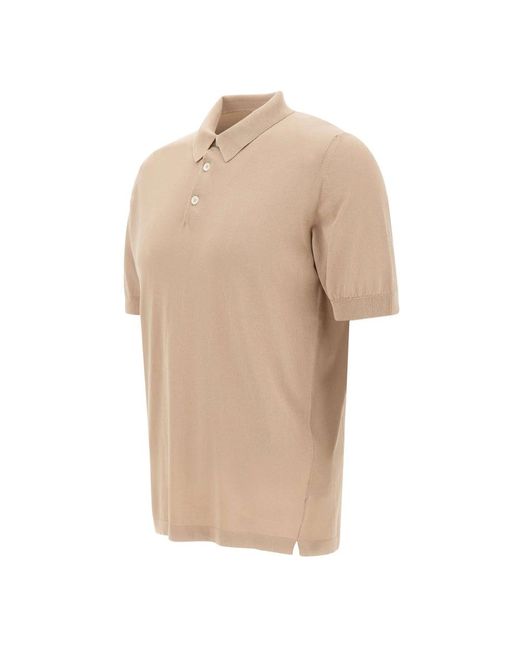 Eleventy Natural Polo Shirts for men
