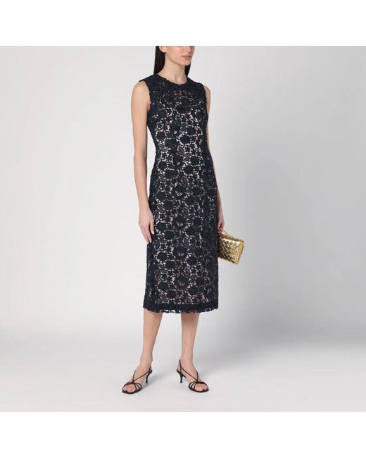 P.A.R.O.S.H. P.A.R.O..H. ,Kleedjes ,Blauw ,Blauwe Lange Jurk Voor Vrouwen in het Black
