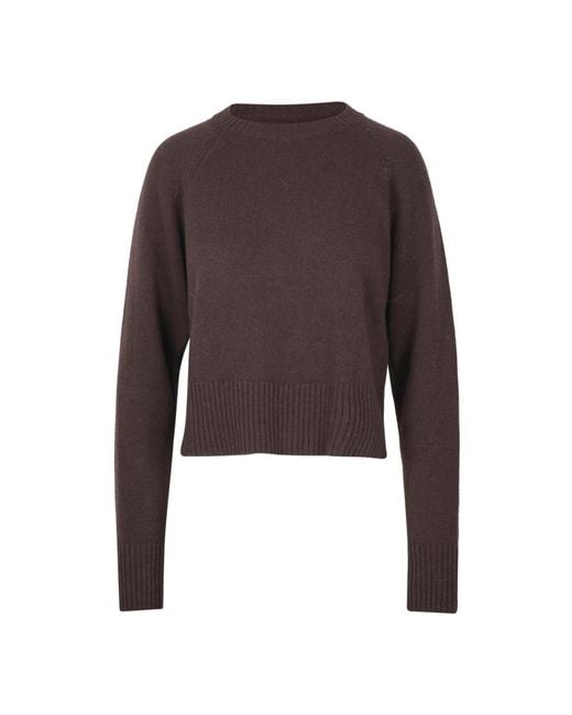 Jucca Brown Round-Neck Knitwear