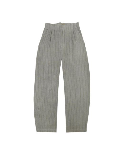 Cortana Gray Tapered Trousers