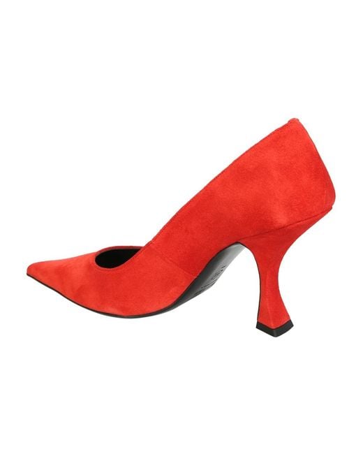 By Far Red Pumps