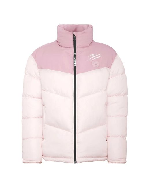 Philipp Plein Puffer Jacket in het Pink