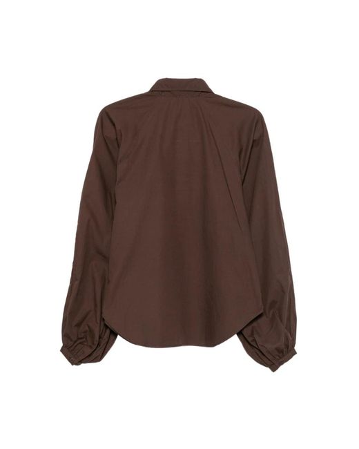 Shirts Closed en coloris Brown