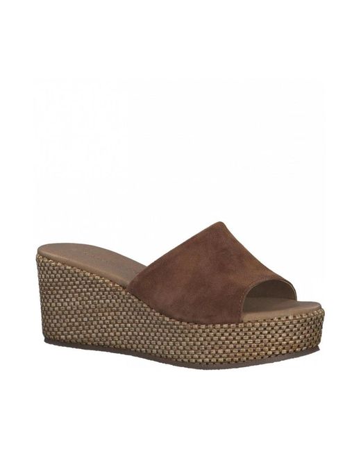 Marco Tozzi Brown Wedges