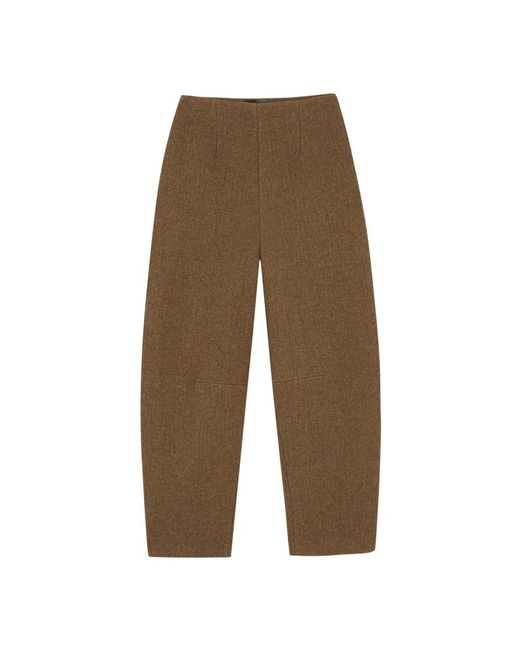 Cortana Brown Tapered Trousers