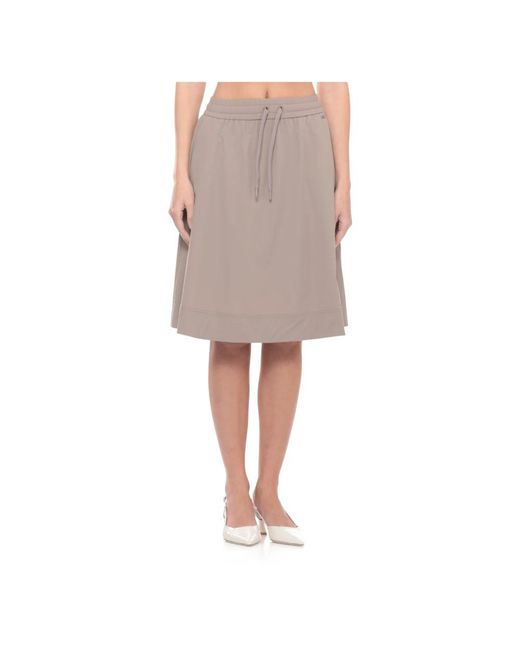 Herno Rokken ,Midi Rok in het Gray