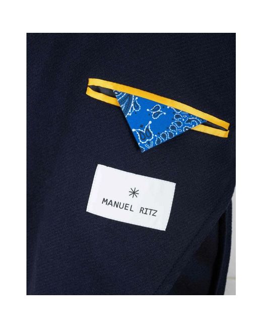 Manuel Ritz Modello 3532C4748 in het Blue voor heren