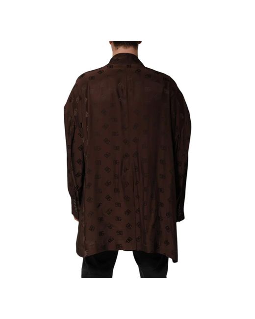 Dolce & Gabbana Bruin Logo Monogram Jas Jas in het Brown voor heren