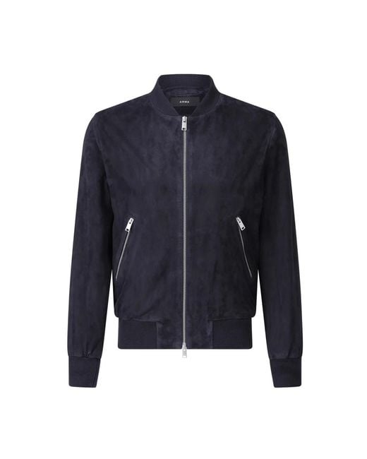 Arma Leather Jackets in het Blue voor heren