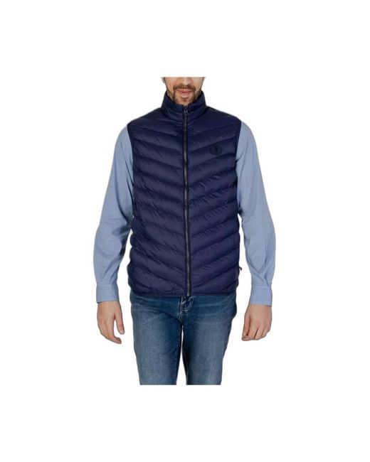 U.S. POLO ASSN. U. Polo Assn. ,Jassen ,Blauw ,Rodn Mouwloze Jas in het Blue voor heren