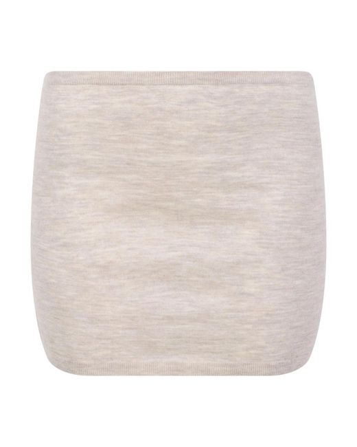 Max Mara Gray Round-Neck Knitwear