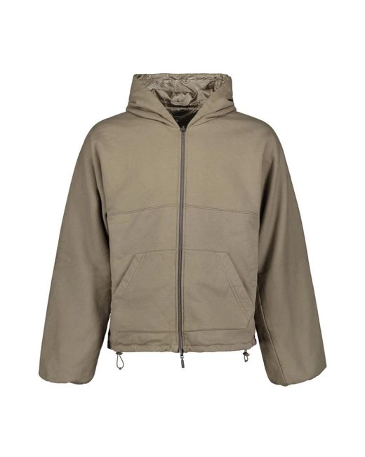 Dior Baumwoll-kapuzenjacke mit reißverschluss in Green für Herren