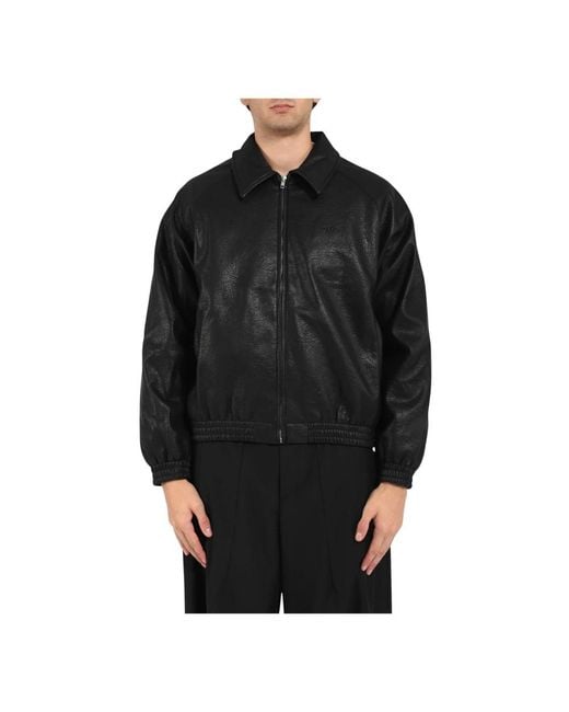 Arte' Relaxed Zip Jacket in het Black voor heren