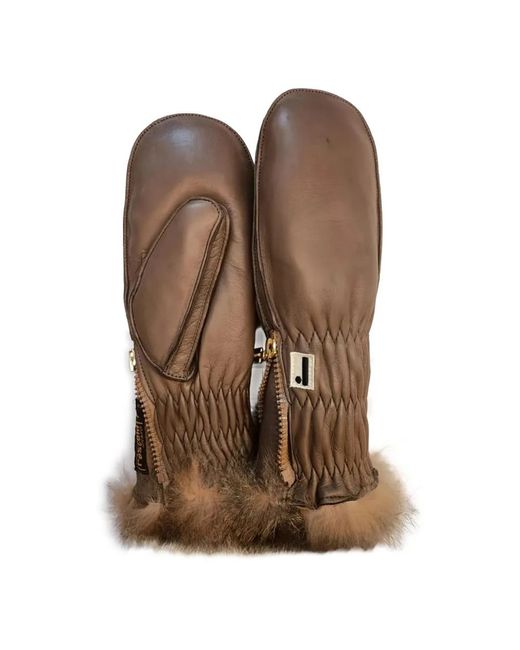 Gloves di Restelli Guanti in Brown