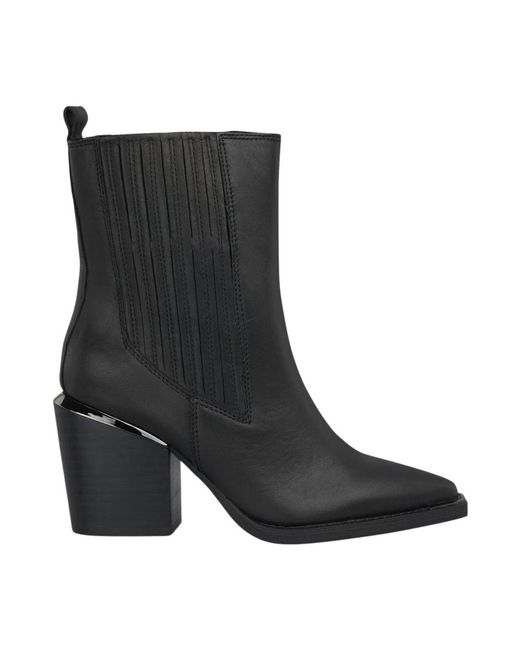 Alma En Pena. Black Cowboy & Biker Boots