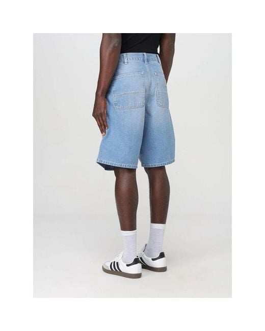 Denim Shorts Carhartt de hombre de color Blue