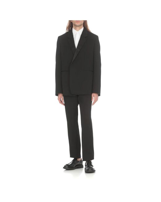 Jil Sander Black Single Breasted Suits for men