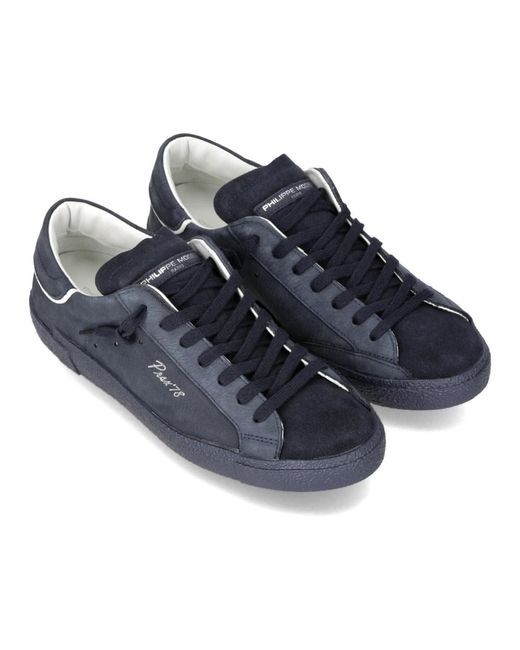Philippe Model Blue Sneakers for men