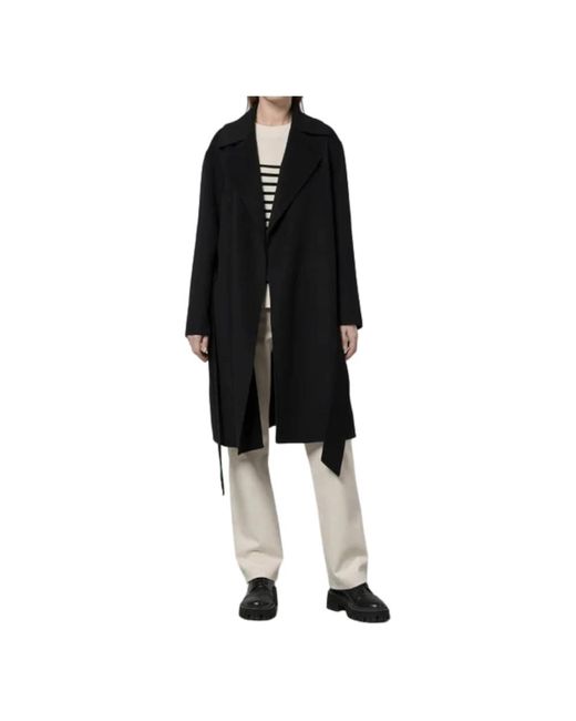 Coats > single-breasted coats Max Mara Studio en coloris Black